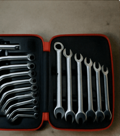 Wrench set used for fixture installs